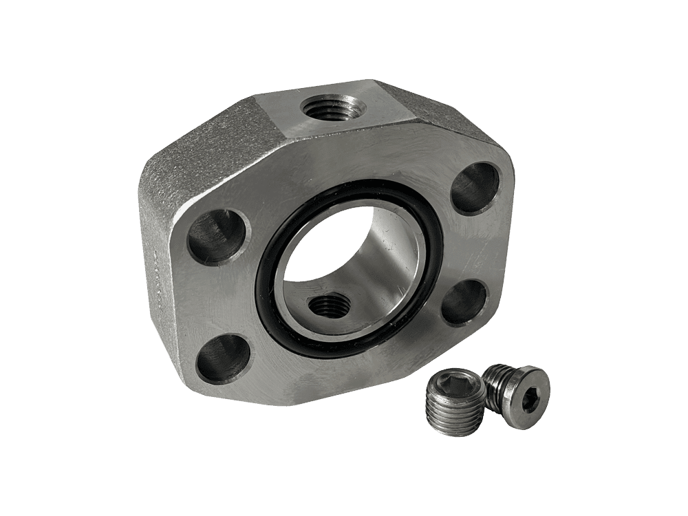 HydraCheck-GPA61-Gauge-Port-Adapter Code 61 gauge port adapter with NPT and ORB plugs